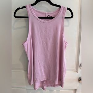 zyia open back tank top